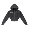 CANDY SHOP CROPPED Y2K HOODIE
