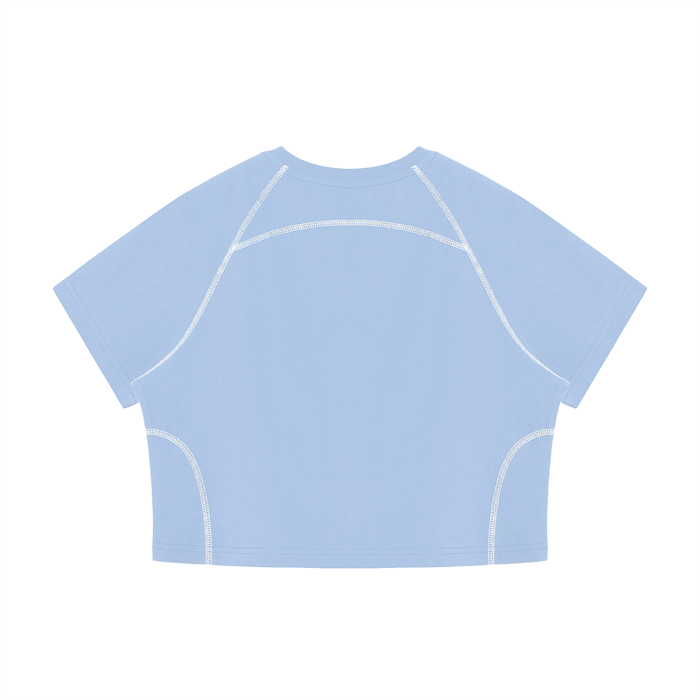 Thorny Heart Contrast stitch crop Tee