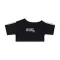 Ugly hearts Off-Shoulder crop Tee