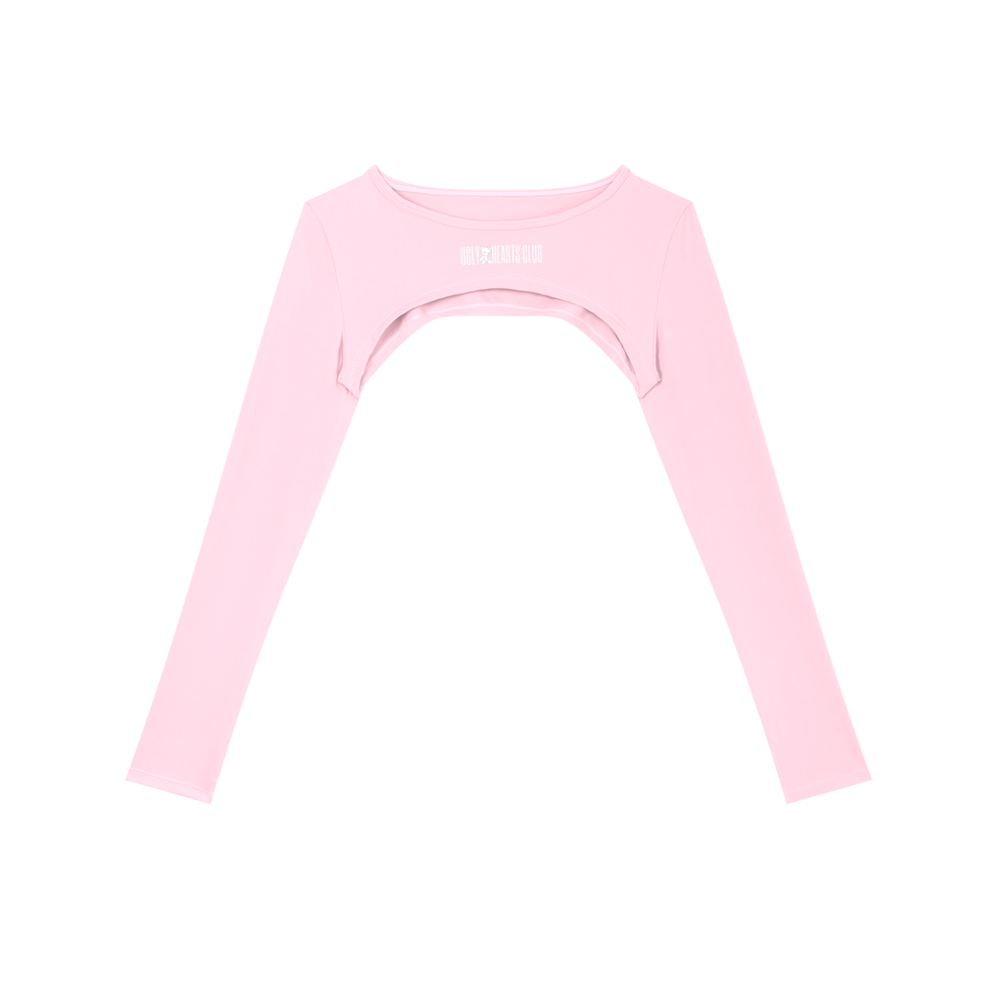 UGLY HEARTS SHRUG TOP