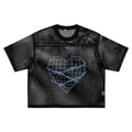 Y2KOLD HEART SEE-THROUGH TOP