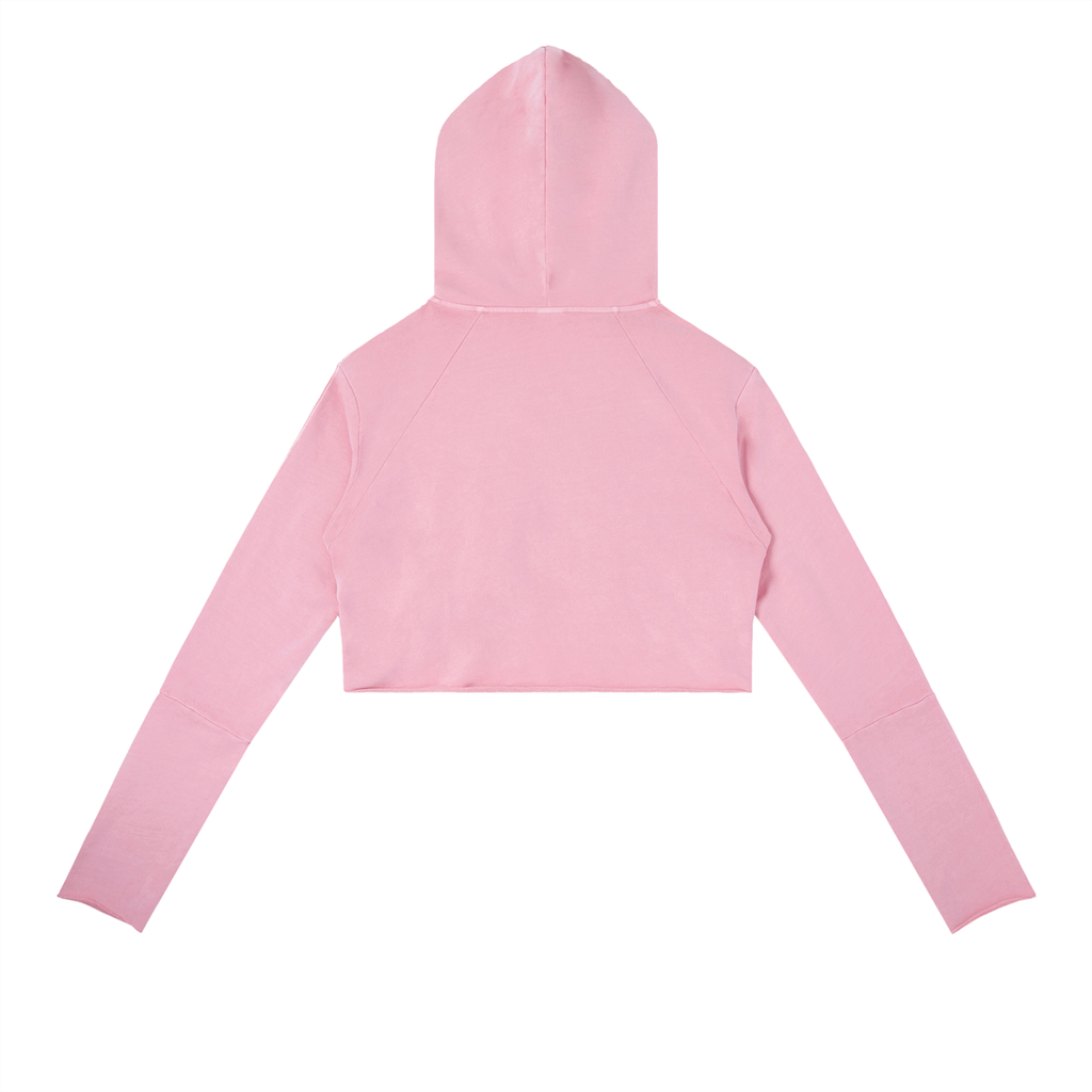 CANDY STORE "MEAN GIRL' RAW ZIP HOODIE