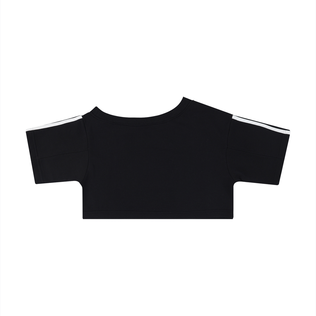 Ugly hearts Off-Shoulder crop Tee