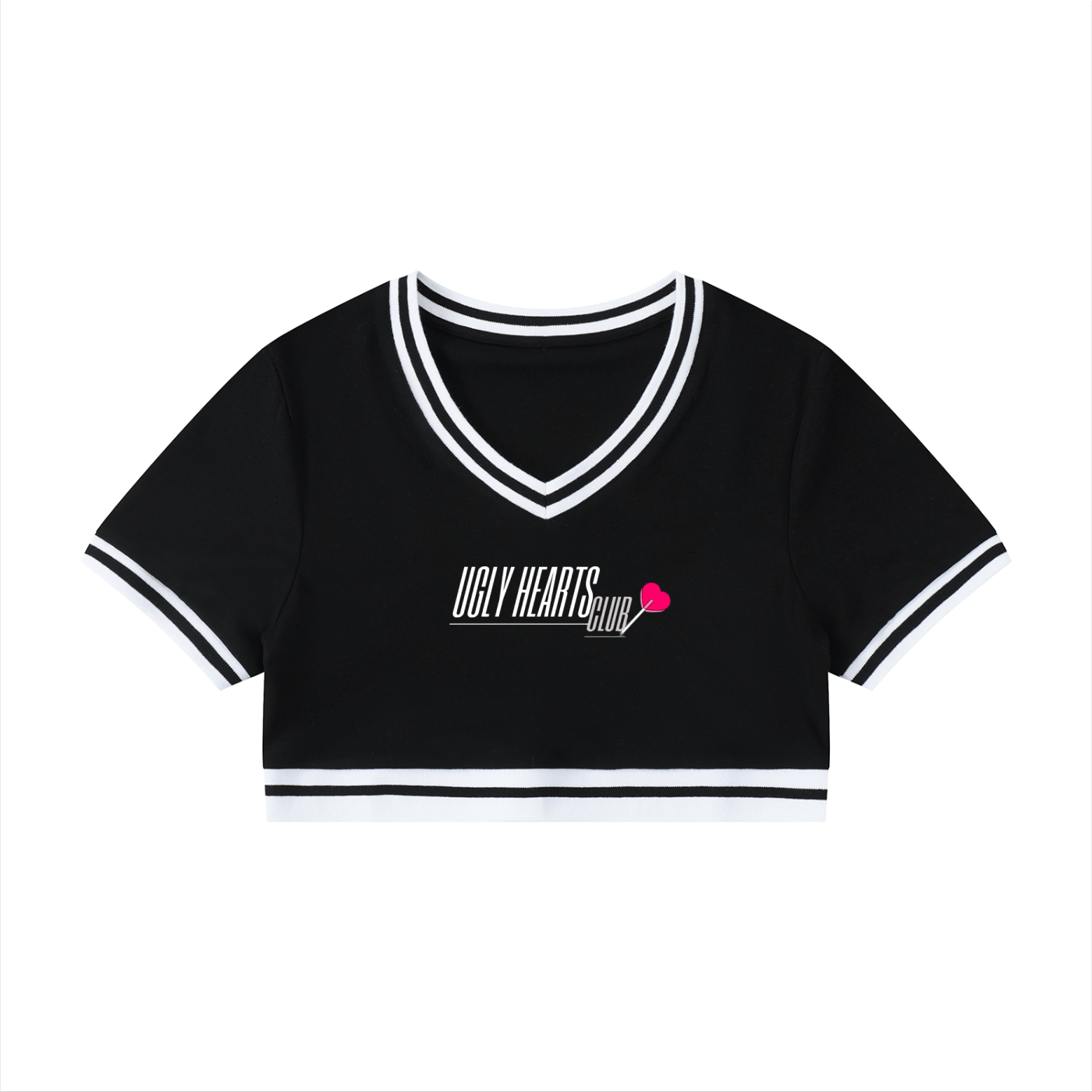 Candy Shop "Cheerleader" Crop Tee