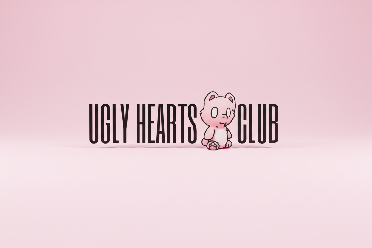 Ugly Hearts Club 3D Hero Banner